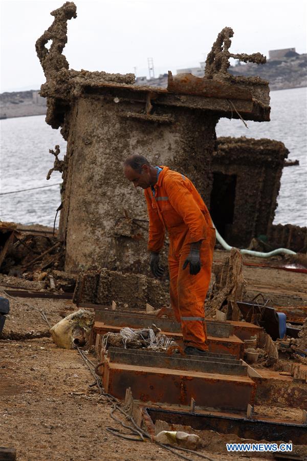 GREECE-SHIPWRECK-RECOVERY