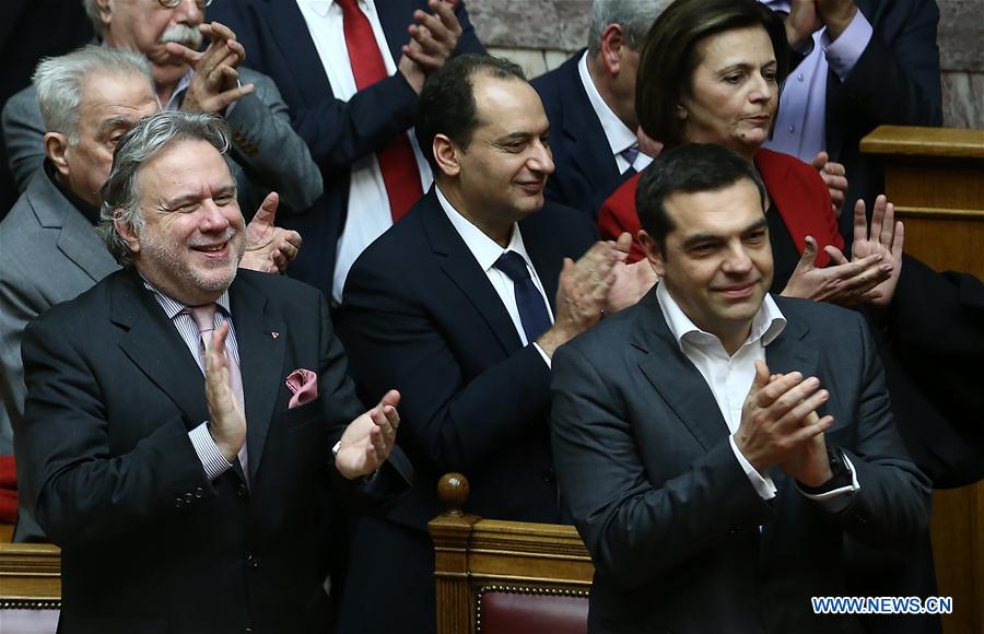 GREECE-ATHENS-PARLIAMENT-MACEDONIA NAME AGREEMENT-RATIFYING