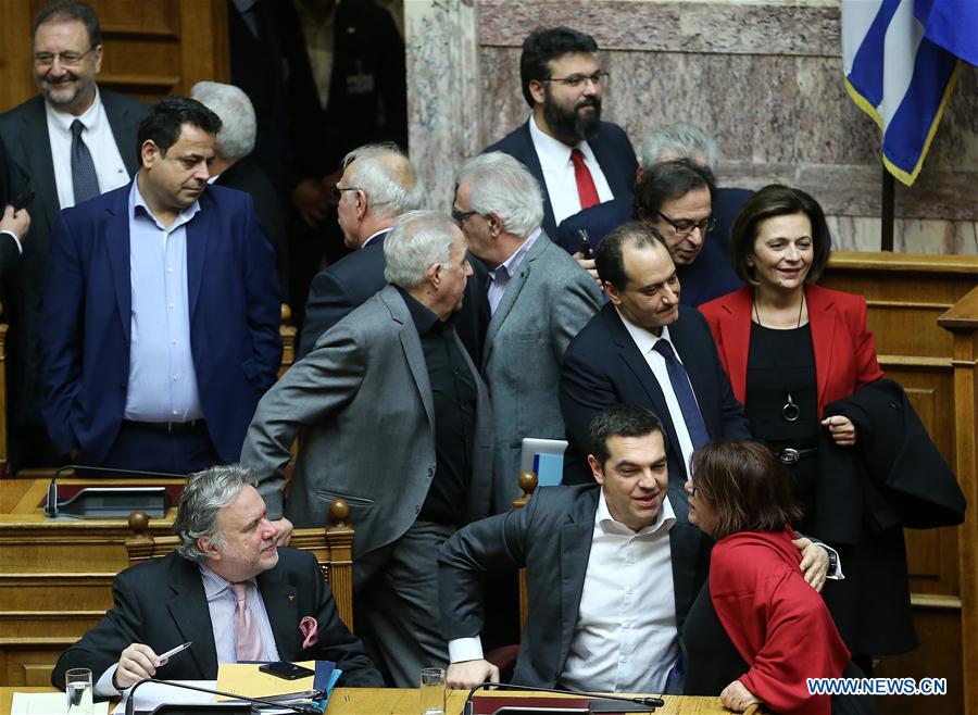 GREECE-ATHENS-PARLIAMENT-MACEDONIA NAME AGREEMENT-RATIFYING