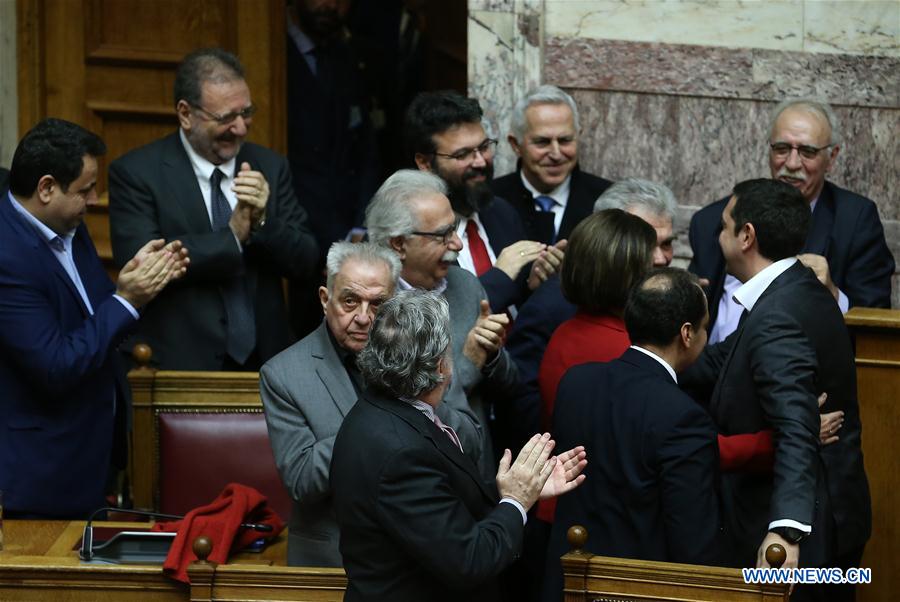 GREECE-ATHENS-PARLIAMENT-MACEDONIA NAME AGREEMENT-RATIFYING