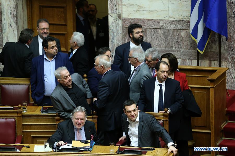 GREECE-ATHENS-PARLIAMENT-MACEDONIA NAME AGREEMENT-RATIFYING