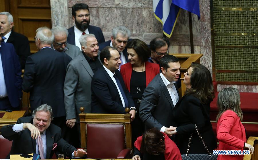 GREECE-ATHENS-PARLIAMENT-MACEDONIA NAME AGREEMENT-RATIFYING