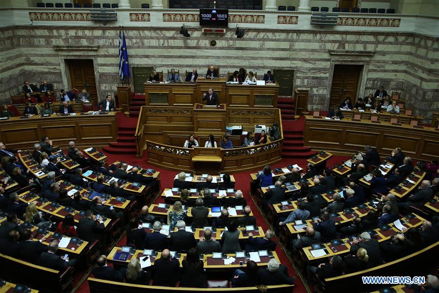 GREECE-ATHENS-PARLIAMENT-MACEDONIA NAME AGREEMENT-RATIFYING