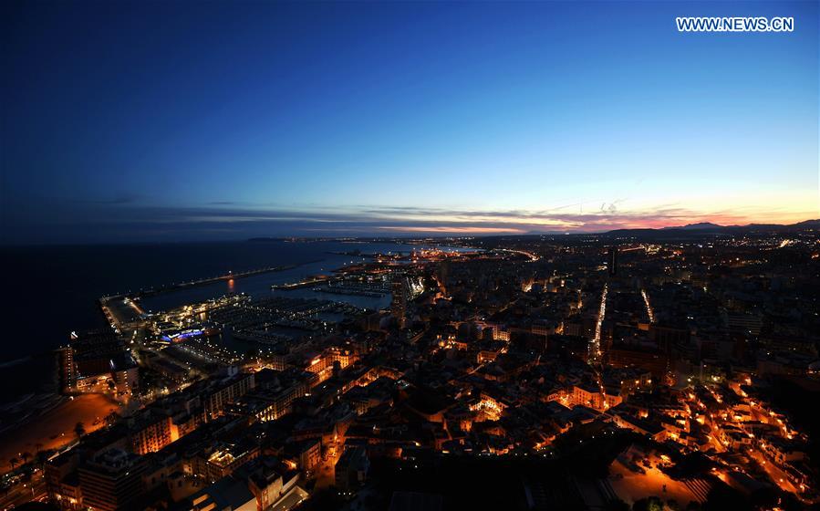 SPAIN-ALICANTE-SEASIDE-SCENERY