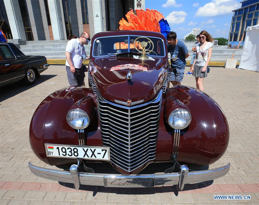 Oldtimer Rally Minsk 19 Held In Belarus Xinhua English News Cn