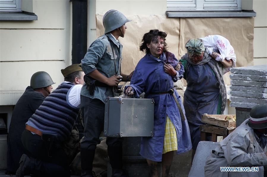 POLAND-WARSAW-RE-ENACTMENT-WARSAW UPRISING