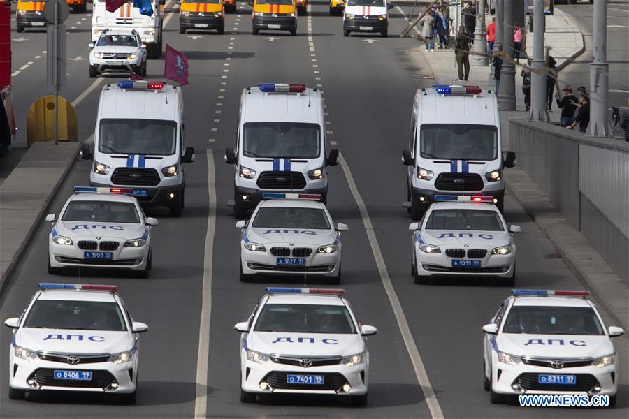 RUSSIA-MOSCOW-MUNICIPAL SERVICE VEHICLE PARADE