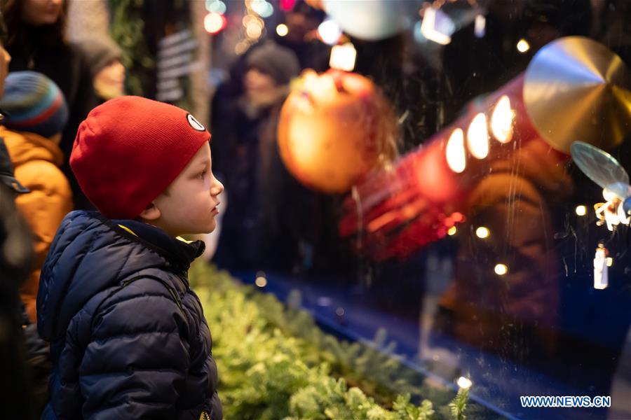 SWEDEN-STOCKHOLM-CHRISTMAS WINDOW DISPLAY