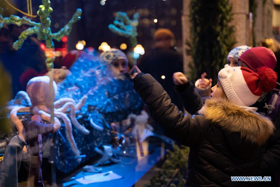 SWEDEN-STOCKHOLM-CHRISTMAS WINDOW DISPLAY