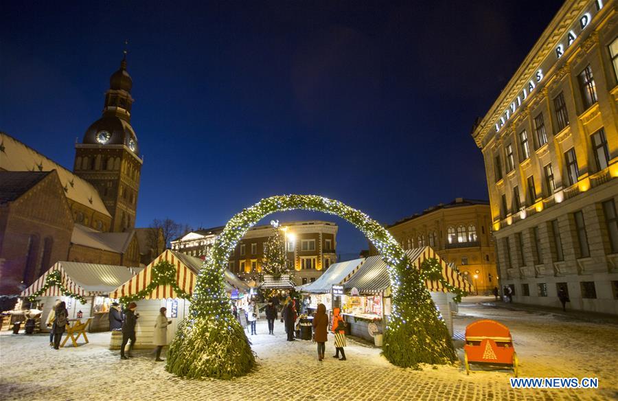 LATVIA-RIGA-CHRISTMAS MARKET