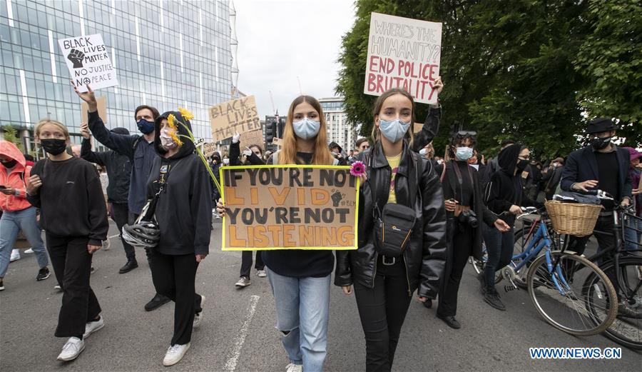 BRITAIN-LONDON-ANTI-RACISM PROTEST