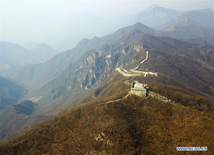 CHINA-BEIJING-GREAT WALL-JIUYANLOU-AERIAL VIEW (CN)