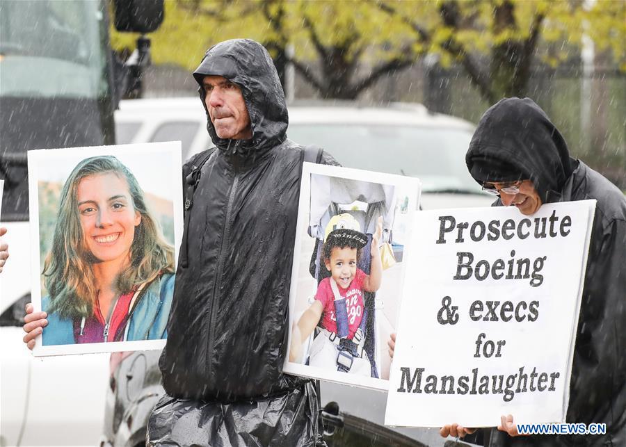 U.S.-CHICAGO-BOEING-PROTEST