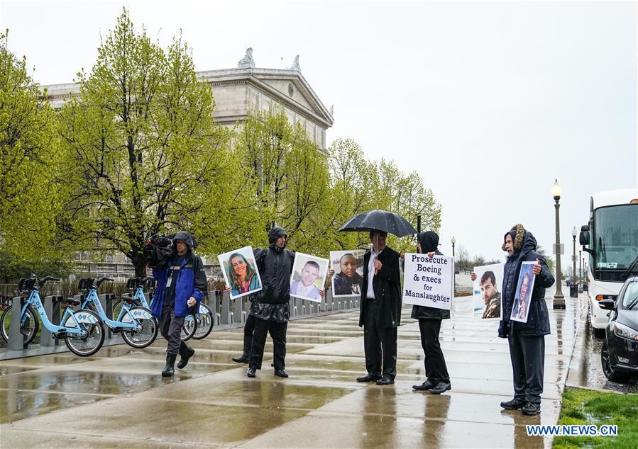 U.S.-CHICAGO-BOEING-PROTEST