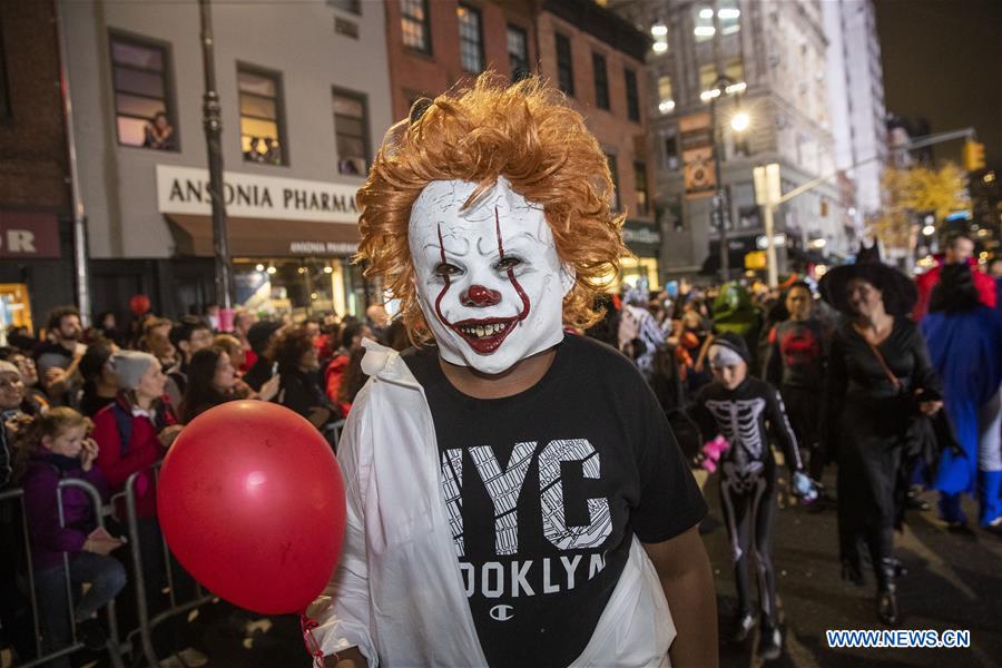 U.S.-NEW YORK-HALLOWEEN-PARADE