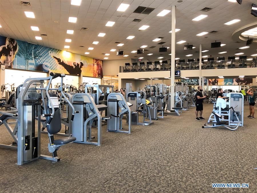 LA Fitness club reopens in northern outskirt of Dallas, Texas - Xinhua