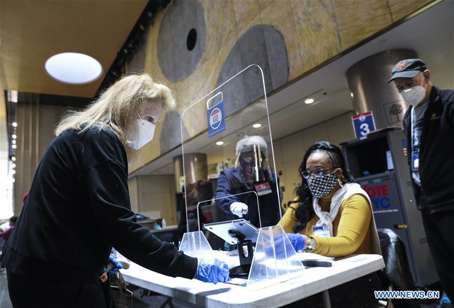 U.S.-NEW YORK-EARLY VOTING-PRESIDENTIAL ELECTION