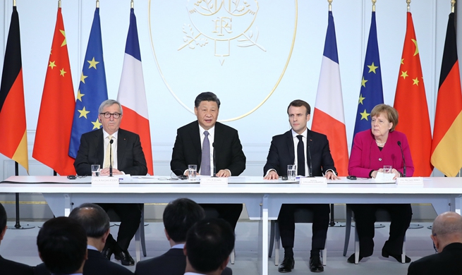 Xi meets European leaders on advancing ties, global governance