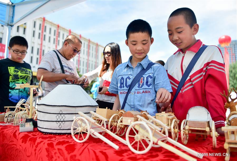 The exhibition was held to mark China's 11th Culture Heritage Day.