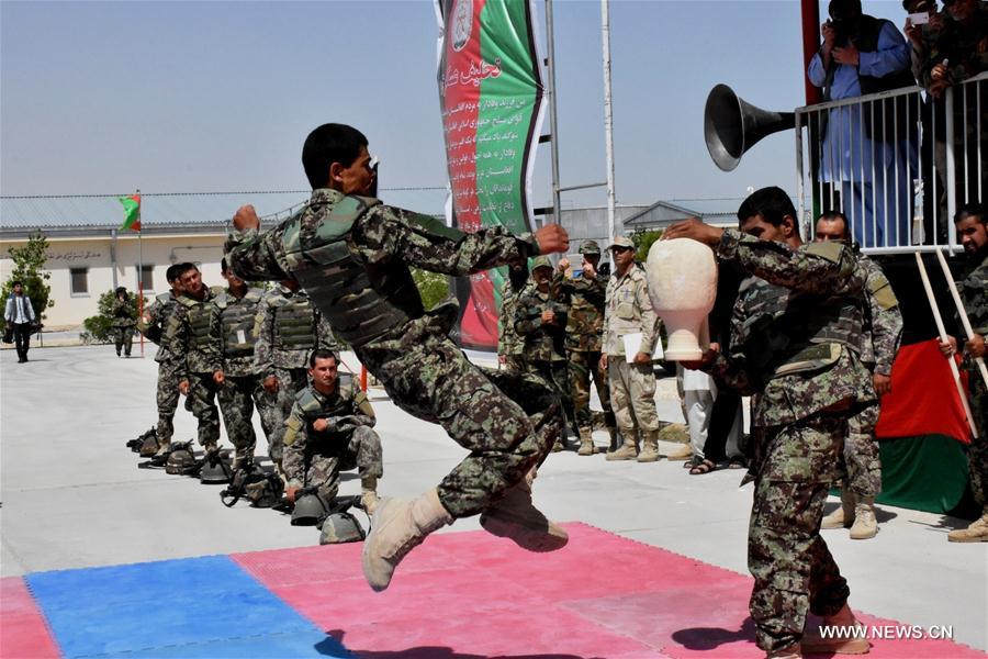 AFGHANISTAN-MAZAR-E-SHARIF-ARMY-GRADUATION CEREMONY