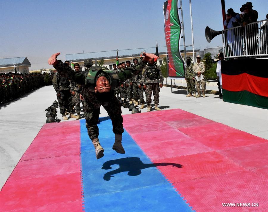 AFGHANISTAN-MAZAR-E-SHARIF-ARMY-GRADUATION CEREMONY