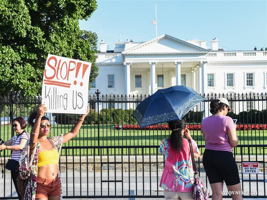 US-WASHINGTON-SHOOTING-PROTEST