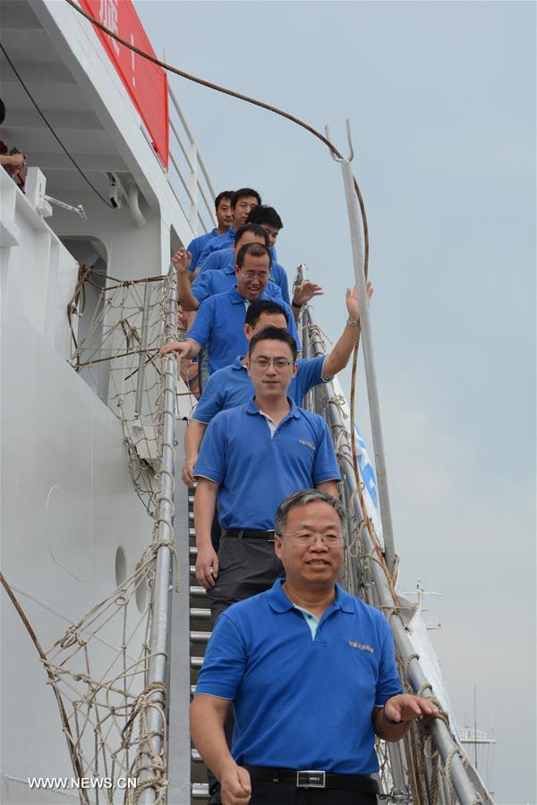 CHINA-QINGDAO-RESEARCH VESSEL-RETURN (CN)