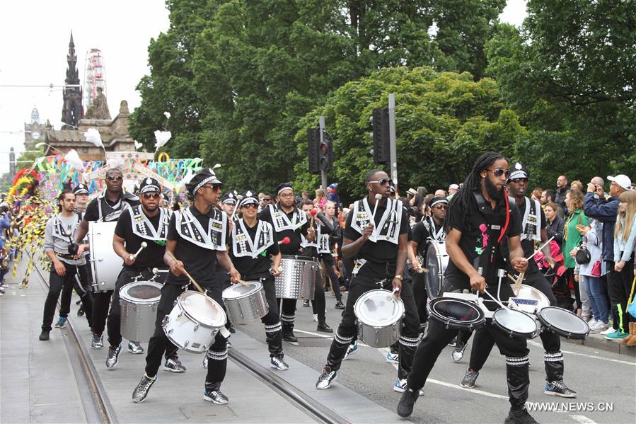 The Carnival procession marks the beginning of Edinburgh's Summer Festival season and a series of Edinburgh Festivals. 