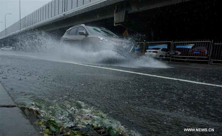 CHINA-BEIJING-RAINSTORM-ORANGE ALERT (CN)