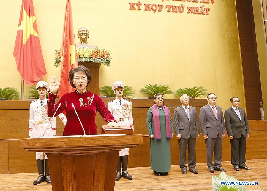 VIETNAM-HANOI-PARLIAMENT-NGUYEN THI KIM NGAN