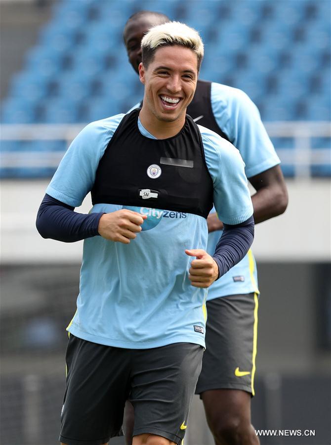 (SP)CHINA-BEIJING-SOCCER-ICC-MAN CITY-TRAINING (CN)