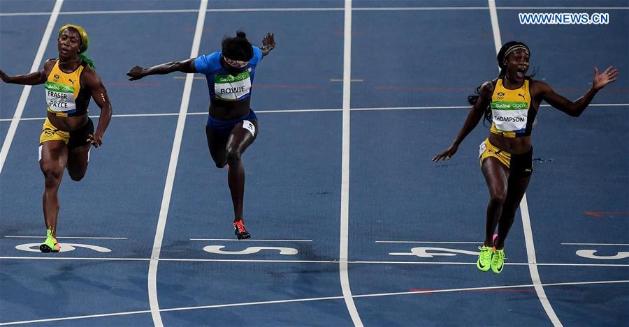 (SP)BRAZIL-RIO DE JANEIRO-OLYMPICS-WOMEN'S 100M