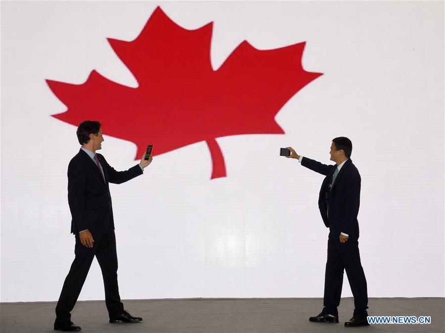 (G20 SUMMIT)CHINA-HANGZHOU-CANADA-PM-JACK MA-ALIBABA (CN)