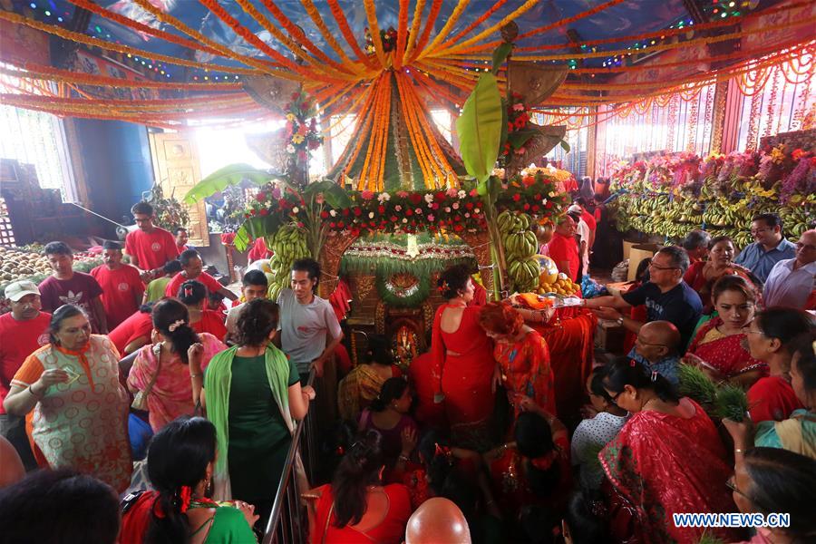 NEPAL-KATHMANDU-GANESH CHATURTHI FESTIVAL