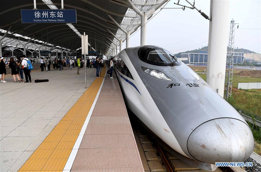 CHINA-ZHENGZHOU-XUZHOU-HIGH-SPEED RAILWAY-OPERATION (CN)