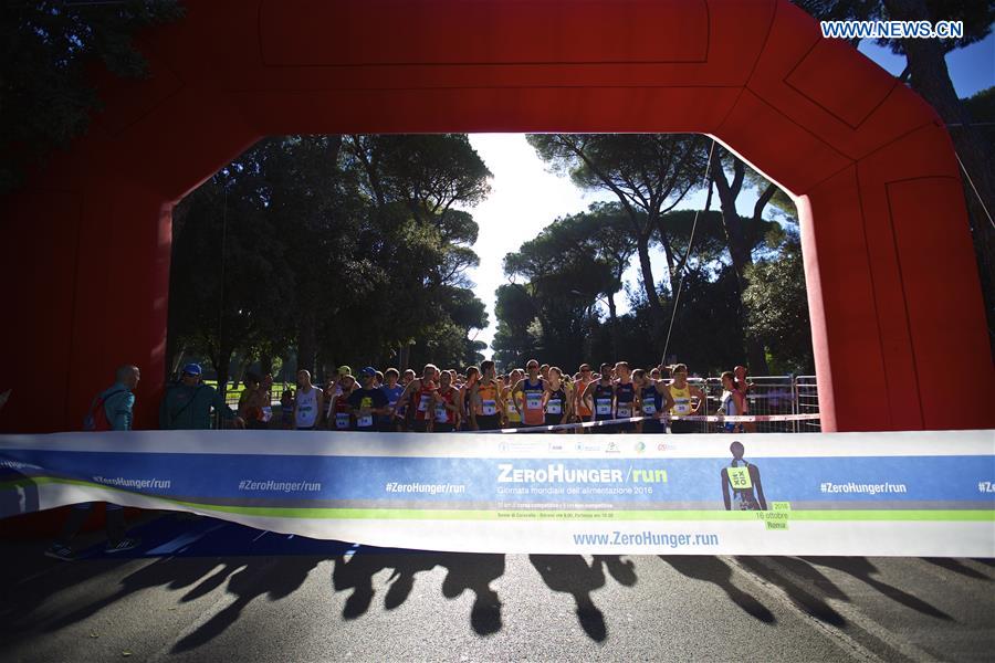 ITALY-ROME-WORLD FOOD DAY-ZERO HUNGER RUN