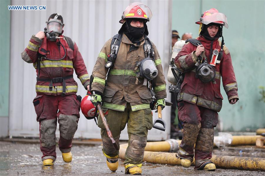 PERU-LIMA-ACCIDENT-FIRE 