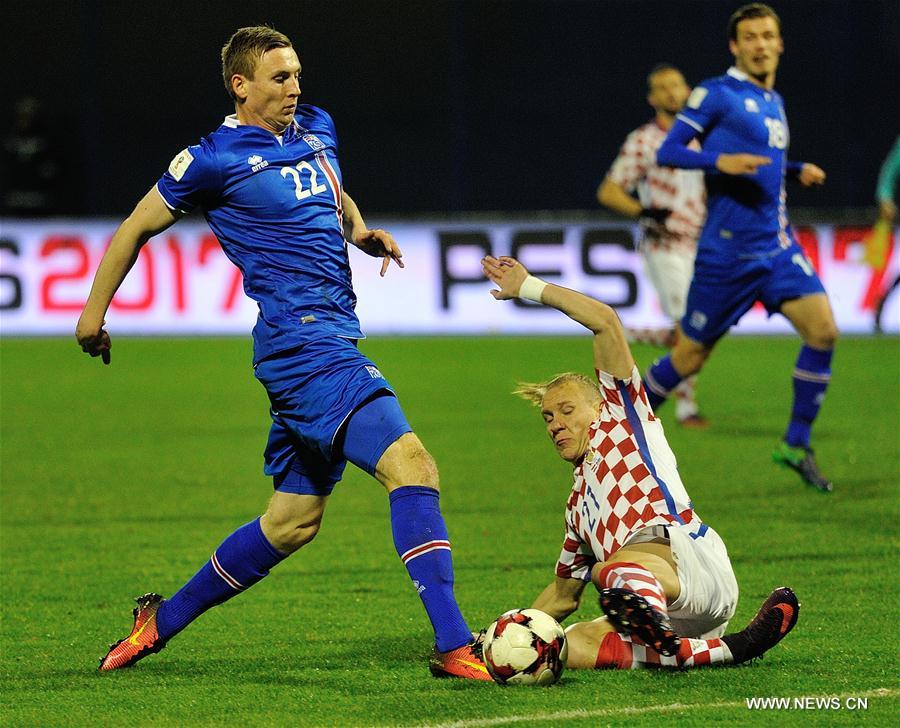 Croatia wins Iceland 2-0 during FIFA World Cu