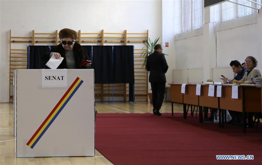 ROMANIA-BUCHAREST-PARLIAMENTARY ELECTIONS