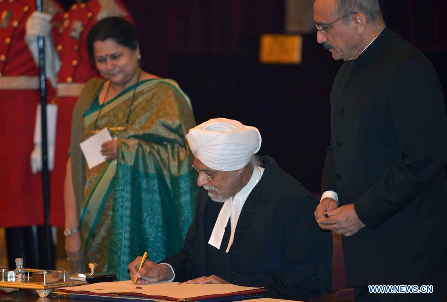 INDIA-NEW DELHI-44TH CHIEF JUSTICE-SWEARING-IN