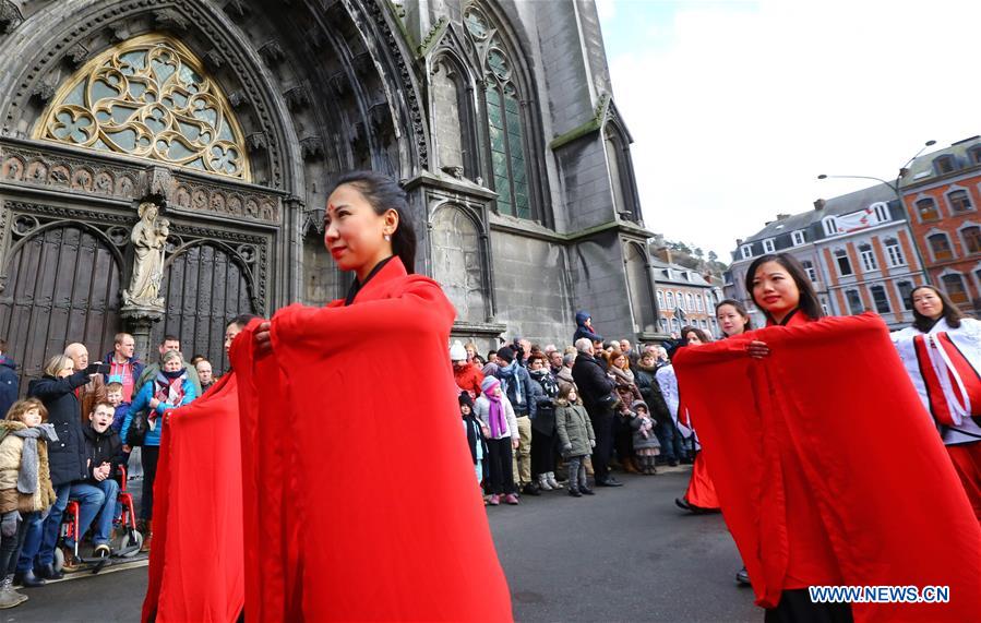 BELGIUM-DINANT-CHINESE LUNAR NEW YEAR-PARADE