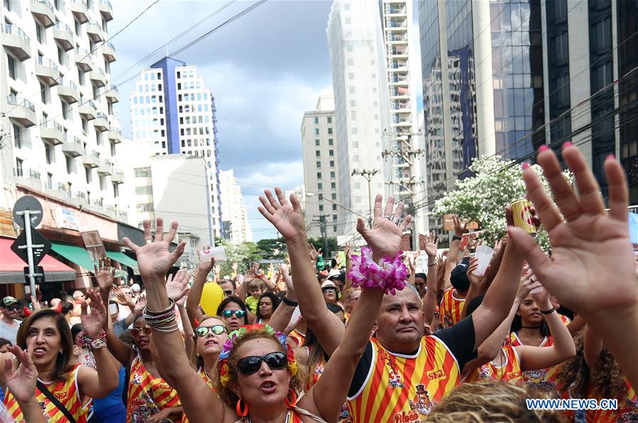 BRAZIL-SAO PAULO-CARNIVAL-WARM-UP 