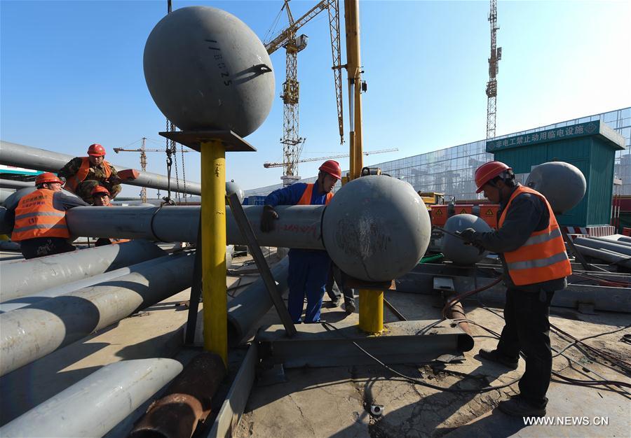 Construction on the new airport, located in Beijing's southern Daxing district, is expected to be completed in 2019