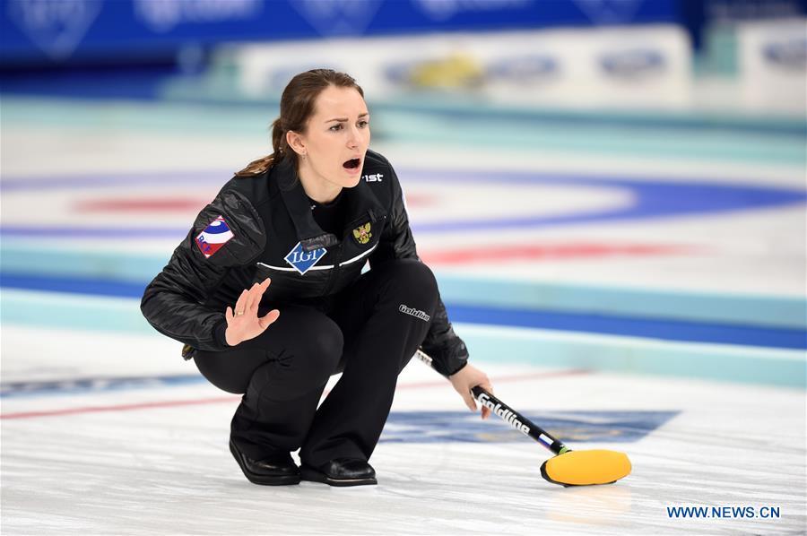 (SP)CHINA-BEIJING-CURLING-WORLD WOMEN'S CHAMPIONSHIP (CN)