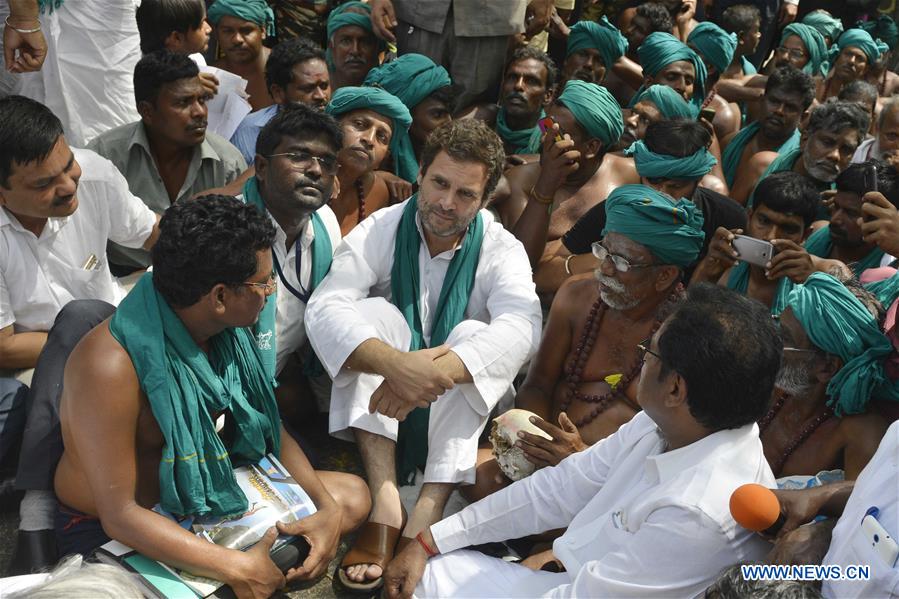 INDIA-NEW DELHI-FARMER PROTEST-RAHUL GANDHI