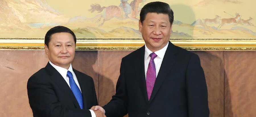 President Xi meets with Mongolia's PM in Ulan Bator
