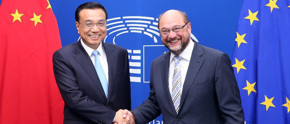 Chinese premier meets president of European Parliament