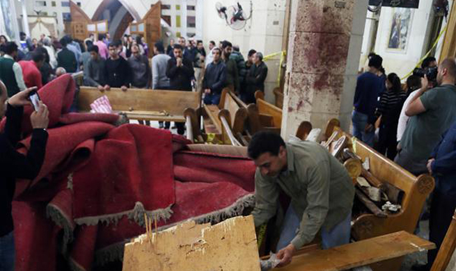 Death toll rises to 43 in Egypt's church blasts