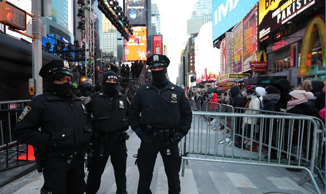 Security measures tightened for New Year celebration at Times Square
