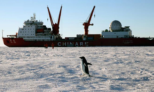 China's icebreaker Xuelong conducts 34th Antarctic expedition